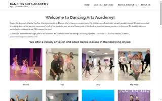 Dancing Arts Academy website