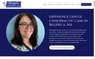 Douglas Chiropractic Care website