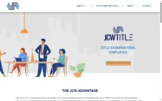 JCW Title LLC of Billerica website