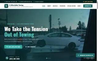 A Affordable Towing of Boston website