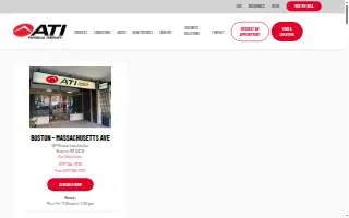 ATI Physical Therapy of Boston website