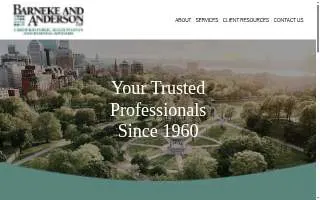 Barneke & Anderson website