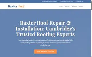 Baxter Roof Repair & Installation of Boston website