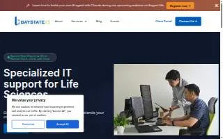 Bay State IT - Managed IT Support for Biotech & Life Science website