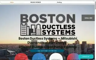 Boston Ductless Systems website