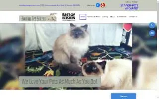 Boston Pet Sitters website