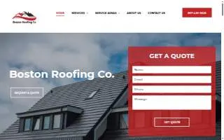 Boston Roofing Co website