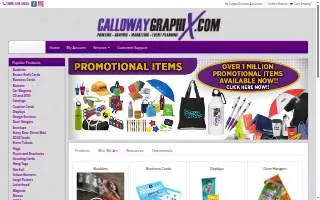Calloway Graphix, Printing, Marketing. Inc (union printer) website