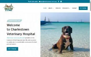 Charlestown Veterinary Hospital website