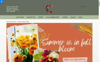 Coleen's Flower Shop website
