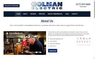 Colman Electric of Boston website