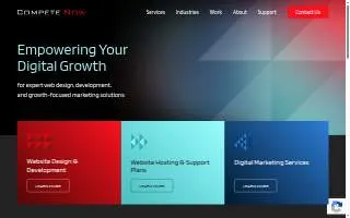 Compete Now Web Design website