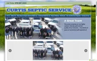 Curtis Septic of Boston website