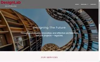 designLAB architects website
