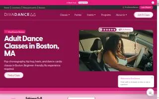 DivaDance® Boston website