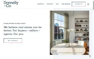 Donnelly + Co. Boston Real Estate website