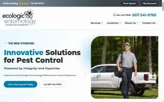 Ecologic Entomology website