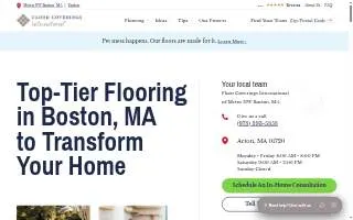 Floor Coverings International of Metro NW Boston website