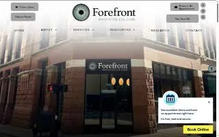 Forefront Eye Care (formerly Korb & Associates) website