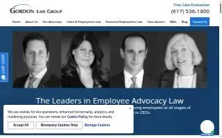 Gordon Law Group LLP website