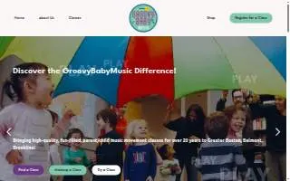 Groovy Baby Music Boston-Torit Montessori School, Charles/MGH website
