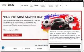 Herb Chambers MINI of Boston Service Center website