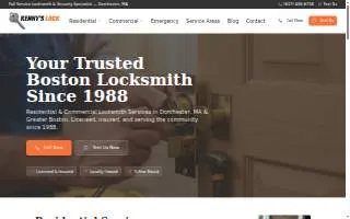 Kenny's Lock of Boston website