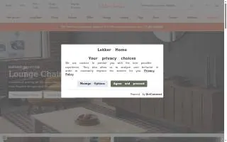 Lekker Home website