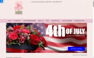 Louis Barry Florist website
