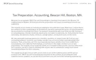 RMJR Tax and Accounting of Boston website
