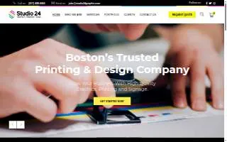 Studio 24 Graphix & Printing, Inc. (Union Printer) website