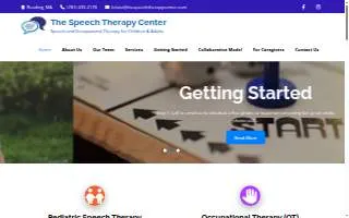 The Speech Therapy Center of Boston website