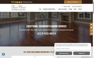 Tran Floor Sanding website