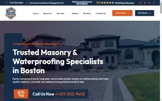 Union Masonry & Waterproofing of Boston website
