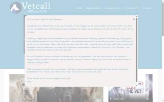 Vetcall website