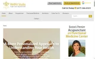 Wellfit Studio: Acupuncture & Integrative Health website