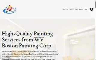 Wv boston painting website