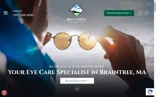 Blue Hills Eye Associates website