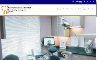 Braintree Pediatric Dental website