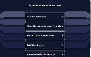 Bromfield Productions, Inc.