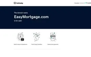 Easy Lend Mortgage website