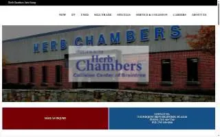 Herb Chambers Collision Center of Braintree website