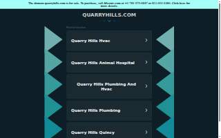 Quarry Hills Animal Hospital website