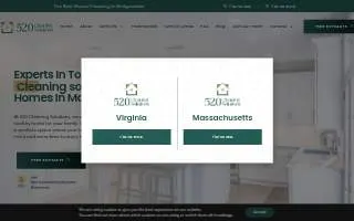 520 Cleaning Solutions website