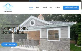 Conway Home Remodeling website