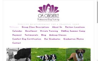 Om Obedience, Professional Dog Training