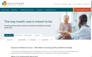 Signature Medical Group - Bridgewater OB/GYN website