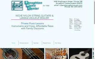 Stoughton Music Center of Brockton website