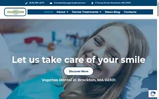 Vagenas Dental website