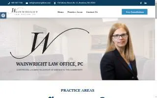 Wainwright Law Office website
